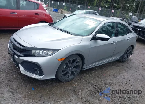 2018 Honda Civic Sport from USA, damaged, VIN SHHFK7H45JU419323